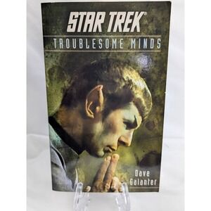 Pocket Books Star Trek Book Troublesome Minds Sci-Fi Paperback